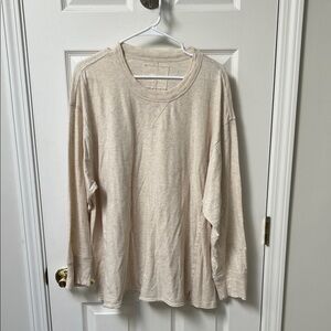 Aerie Oversized Boyfriend Long Sleeve Shirt